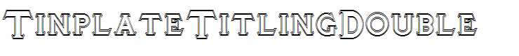 TinplateTitlingDouble