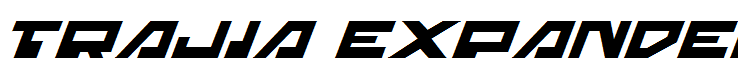 Trajia Expanded Italic Expanded Italic