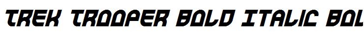 Trek Trooper Bold Italic Bold Italic