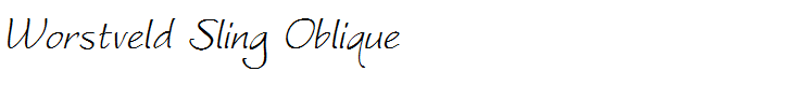 Worstveld Sling Oblique
