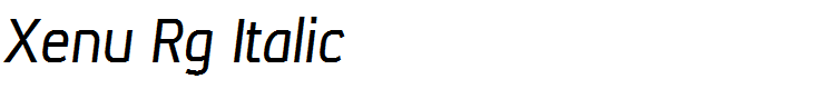 Xenu Rg Italic