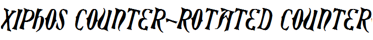 Xiphos Counter-Rotated Counter-Rotated