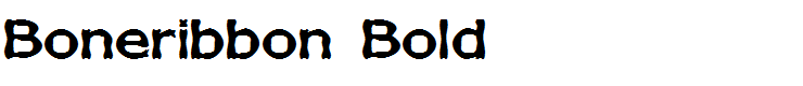 Boneribbon Bold