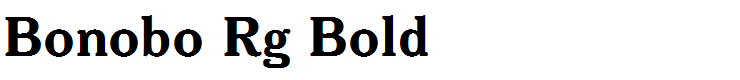 Bonobo Rg Bold