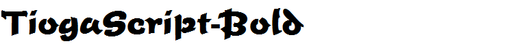 TiogaScript-Bold