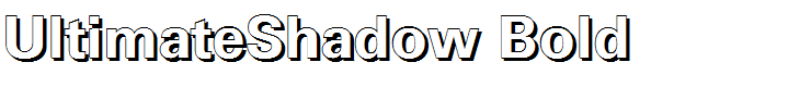 UltimateShadow Bold
